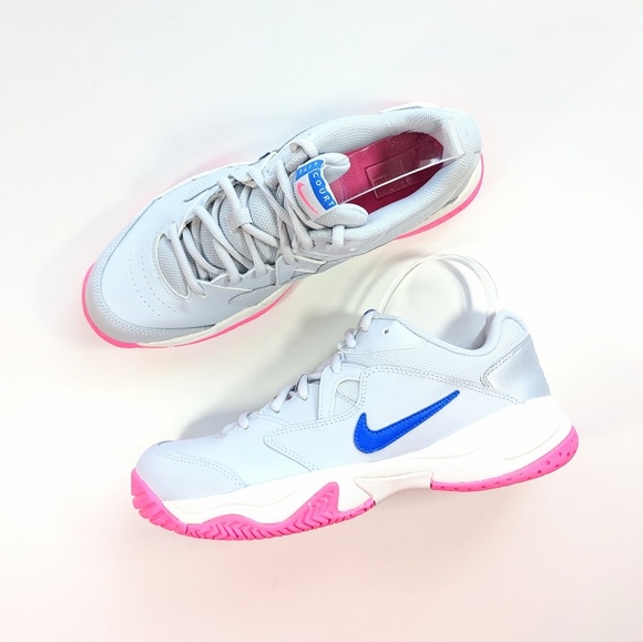 Nike Shoes - Nike Court Lite 2 Pure Platinum/Racer Blue